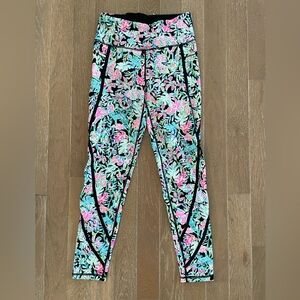 Lilly Pulitzer Luxletic Leggings | Size M | Tropical Print Athletic Pants